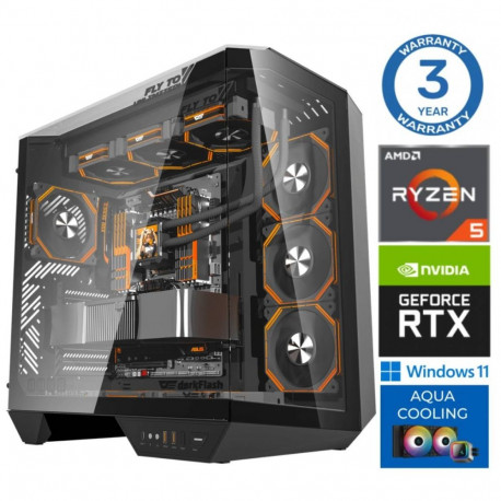 INTOP AQUA Ryzen 5 7500X3D 32GB DDR5 1TB SSD M.2 NVME+4TB RTX5070Ti 16GB
 WIN11