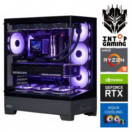 INTOP AQUA Ryzen 9 9900x 64GB DDR5 1TB SSD M.2 NVME+4TB RTX5080 16GB
 no-OS