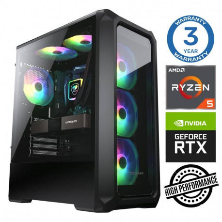 INTOP Ryzen 5 5600X 32GB 500SSD M.2 NVME+4TB RTX3050 6GB no-OS