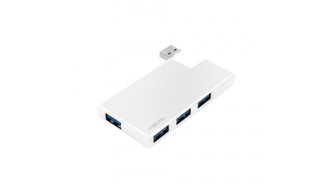 USB3.0 4-port hub, silver