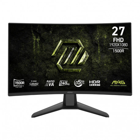 MAG 274CF X24 27-tolline LED FHD kumer 240Hz must monitor