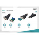 USB-A 2.0 isane RS485 (DB9) isaseks adapter + 3-pin kruviterminal | FTDI FT232RL kiibistik | täienda