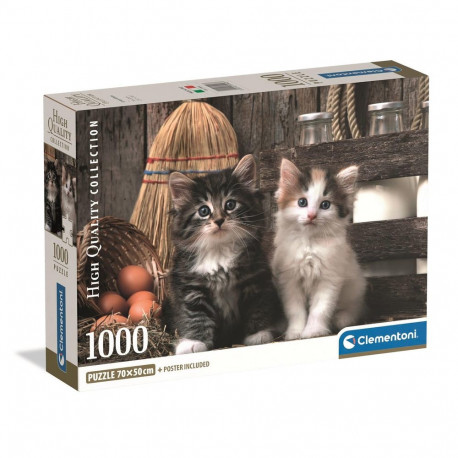 Puzzle 1000 HQC KOCHANE KOTKI Plakat Clementoni 39943