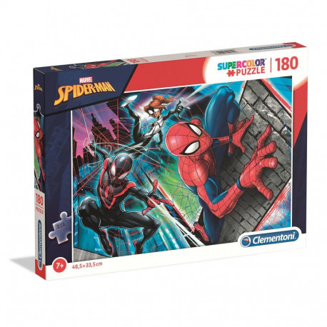 Clementoni 29293 MARVEL SPIDER-MAN Super Color 180-osaline pusle
