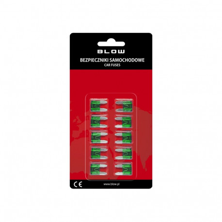 50-417# Bezpiecznik samochodowy mini 30a (10szt)