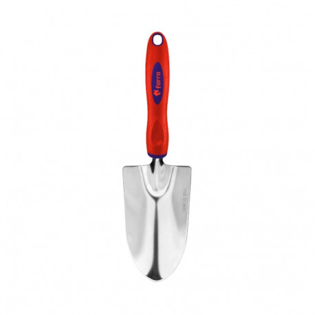 Ferra wide-head garden trowel, chromed steel
