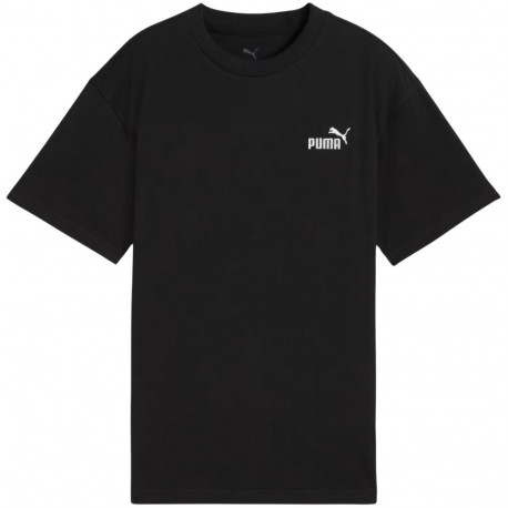 Puma laste t-särk ESS Small No.1 684920 01 lahtise lõikega logoga 140cm, must