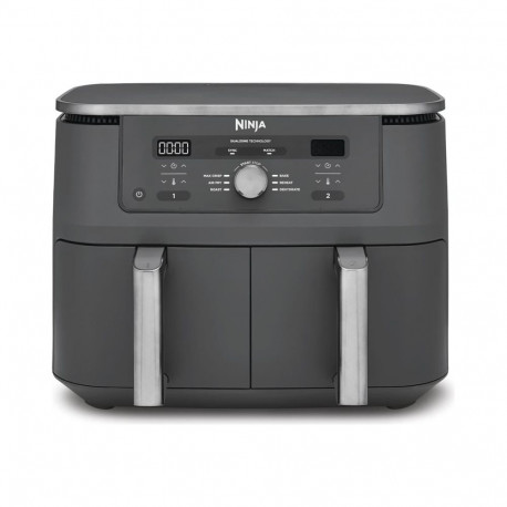 Dual Zone Airfryer | DZ400EU | NINJA Power 2470 W | Capacity 9.5 L | Gunmetal Grey