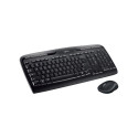 Logitech MK330 | Keyboard and Mouse Set | Wireless | Mouse included | US International | Black | 2.4