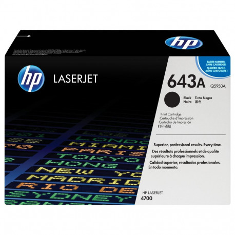 "HP 643A Schwarz Original LaserJet Tonerkartusche"