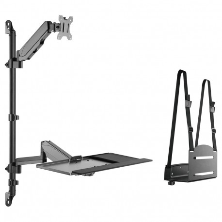 "Equip Wandmontierte Workstation 17""-32""/1TFT 8Kg schwarz lite Retail"