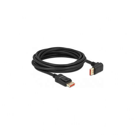 "Delock DisplayPort Kabel Stecker gerade zu Stecker 90° oben gewinkelt 8K 60 Hz 5 m"