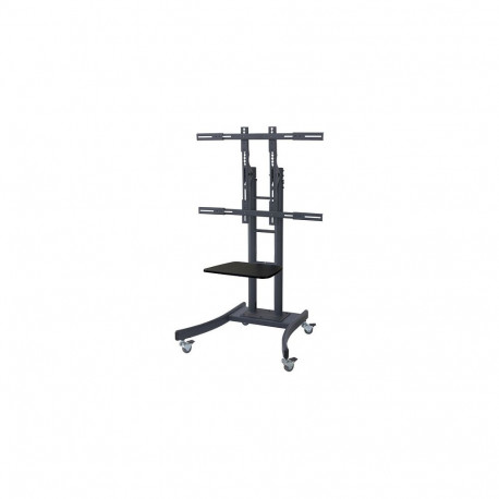"VALUE LCD-/TV-Rollstnder schwarz bis 125kg 81,28cm 32Zoll bis 254cm 100Zoll"