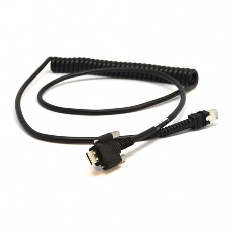 Zebra toitekaabel - USB (M) lukustusega - 3.66 m