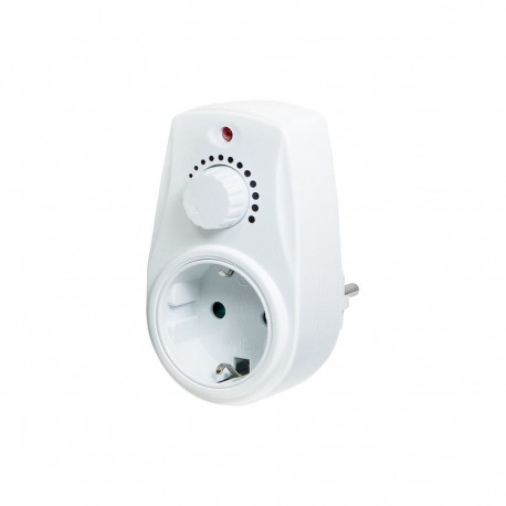 "Logilink Steckdosenadapter mit Dimmer weiß"