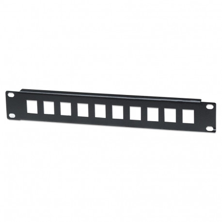 "INTELLINET 10-Port Patchpanel unbestückt 10"" 1 HE schwarz"