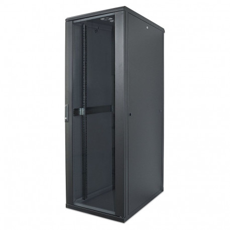 "INTELLINET Netzwerkschrank 42HE 800x800mm schwarz,montiert (Speditionsversand)"
