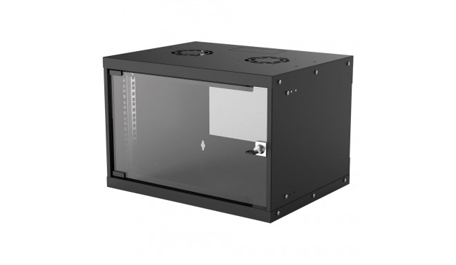 Intellinet 19" 6 HE 540x400 flatpack must seinakapp