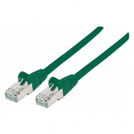 "Patchkabel Cat6a-Stecker/Cat7-Rohkabel 5m grün"