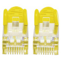 "Patchkabel Cat6a-Stecker/Cat7-Rohkabel 5m gelb"
