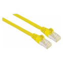 "Patchkabel Cat6a-Stecker/Cat7-Rohkabel 20m gelb"