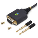 StarTech.com 3ft (1m) USB nullmodem jada-adapterkaabel vahetatavate DB9 kruvide/mutritega COM R
