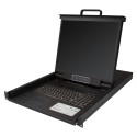"StarTech 8-Port Rackmount KVM Console for Server Rack 48,26cm 19Zoll 1U"