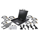 "StarTech 8-Port Rackmount KVM Console for Server Rack 48,26cm 19Zoll 1U"