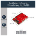 StarTech M.2 - U.2 adapter M.2 PCIe SSD-le