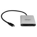 "StarTech USB 3.0 Flash Memory Multi-Card Reader / Writer with USB-C - SD microSD CompactFlash"