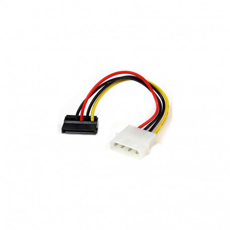 StarTech 6in 4 Pin Molex vasaku nurgaga SATA toitekaabli adapter