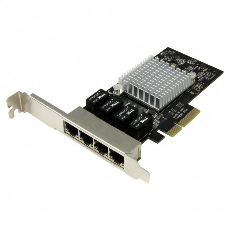 StarTech 4-pordine Gigabit Ethernet PCI Express võrgukaart - Intel