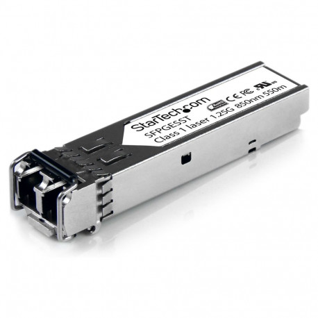 "StarTech Cisco Compatible Gigabit Fiber SFP Transceiver Module MM LC"