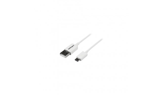 StarTech 2m valge Micro-USB kaabel - A - Micro B