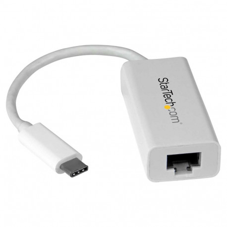 "StarTech US1GC30W USB 3.0 Type C to Gigabit Ethernet Adapter White"