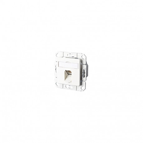 "METZ CONNECT Anschlussdose ISO/IEC Cat.6A E-DAT 1 Port UPK reinwei"