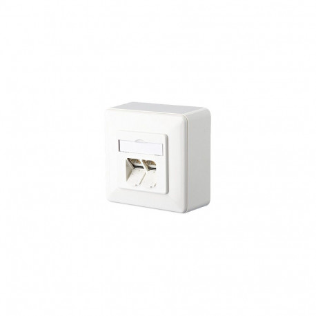 "METZ CONNECT Anschlussdose Cat.6 E-DAT C6 8/8(8) AP reinwei"