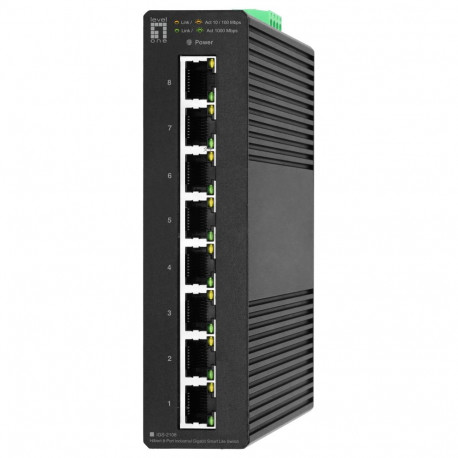 "LevelOne IGS-2108 Hilbert 8-Port Gigabit Smart Lite Switch"