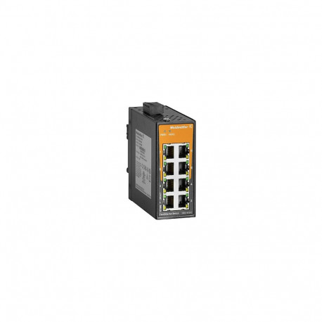 "WEI IE-SW-EL08-8TX Netzwerk Switch, unmanaged Fast Ethernet Anzahl Ports: 8x RJ4"