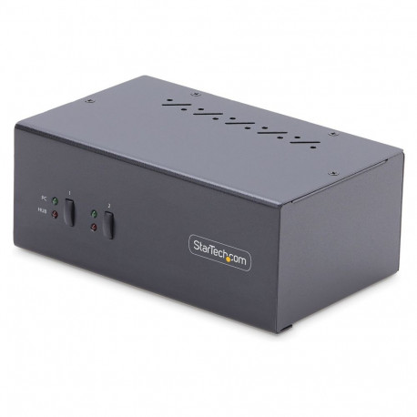 Startech.com 2-pordiline kahe monitori DisplayPort 4K 60Hz KVM-lüliti 2x USB 3.0 2x USB 2.0 kiirklah