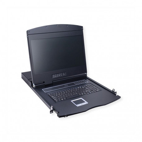 VALUE 19-tolline KVM-lüliti, 8-pordiline, 43 cm (17") TFT (4:3), VGA, USB, DE-paigutus