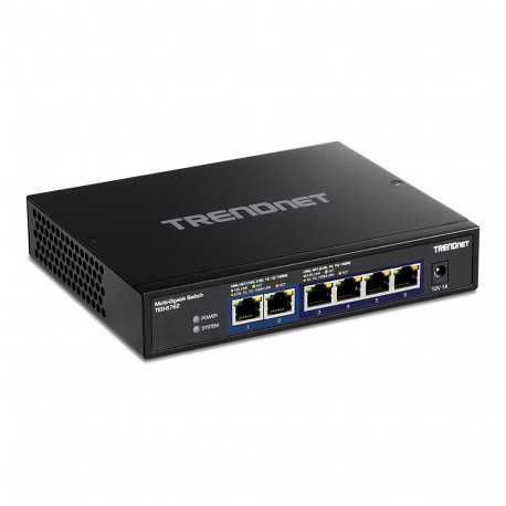 TRENDnet TEG-S762 6-pordiline 10G kommutaator, must