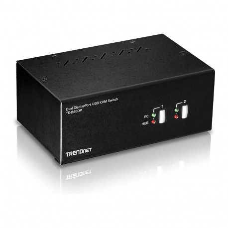 TRENDnet TK-240DP 2-pordiline kahe monitoriga DisplayPort KVM-lüliti