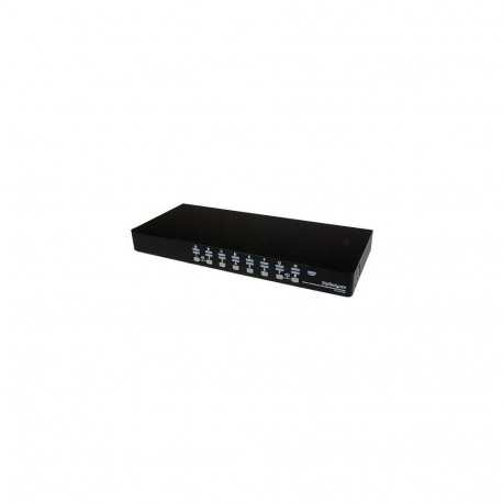 "STARTECH.COM 16 Port 1HE USB VGA KVM Switch mit OSD zur Rack-Montage inkl. Kabeln - 16-fach Rackmou