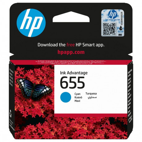 "HP 655 - Cyan - original - Tintenpatrone - fr Deskjet Ink Advantage 3525, Ink Advantage 46XX, Ink A