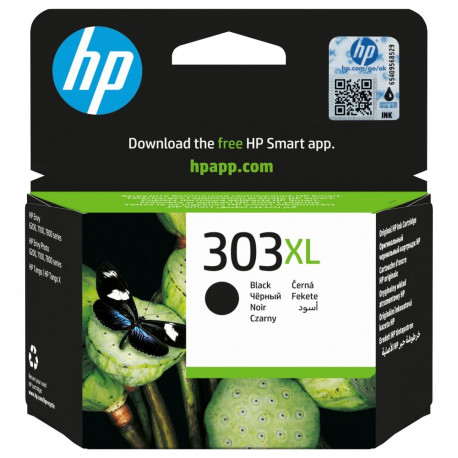 HP 303XL 12 ml must suure mahutavusega originaal tindikassett seadmetele ENVY Photo 62XX, Photo 71XX