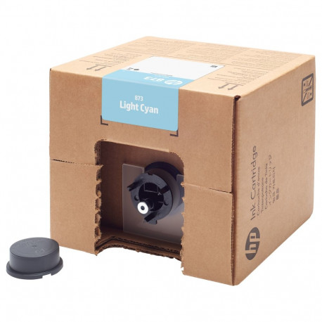 "HP 873 - 3 L - hell Cyan - original - Latex - Tintenpatrone - fr Latex 800, 800 W"