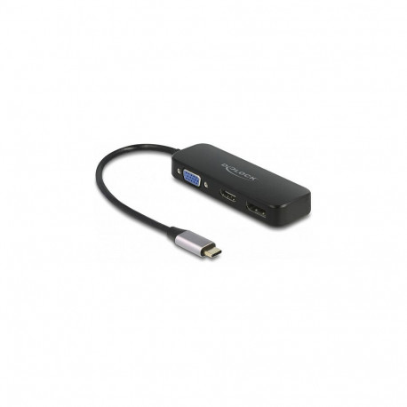 DeLOCK USB-C -> DP HDMI VGA must adapter