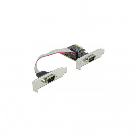 PCI Express x1 kaart 2 jadapordiga RS-232