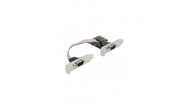 PCI Express x1 kaart 2 jadapordiga RS-232
